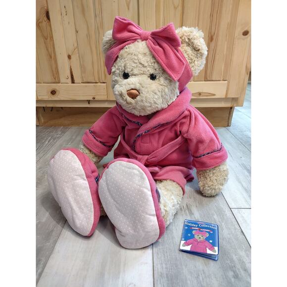 JC Penney 2003 Holiday Collection Christmas Morning/Spa Day Bear - Picture 1 of 4